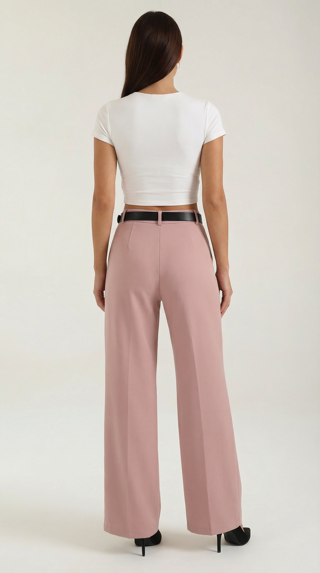 Bertha Wide Leg Fabric Trousers
