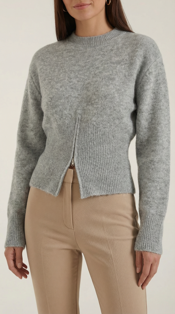 Beverly Half-Zip Knit Sweater