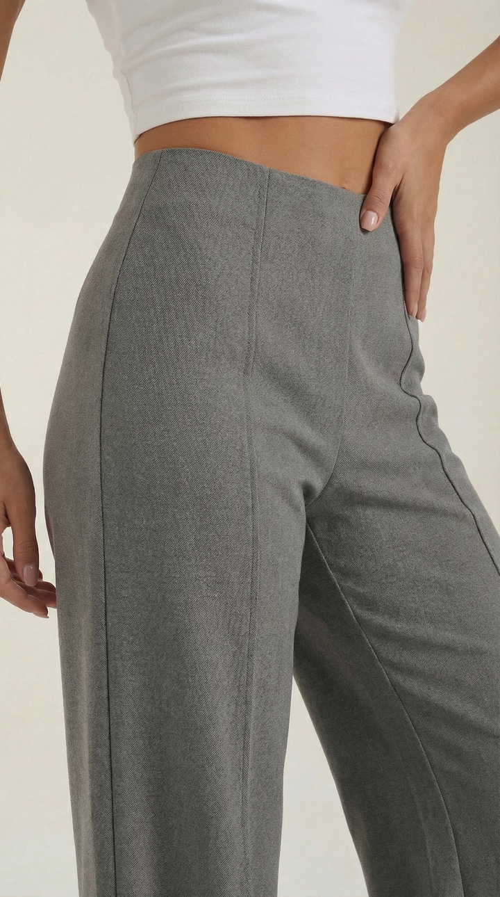 Brooke Mid-Rise Baggy Trousers