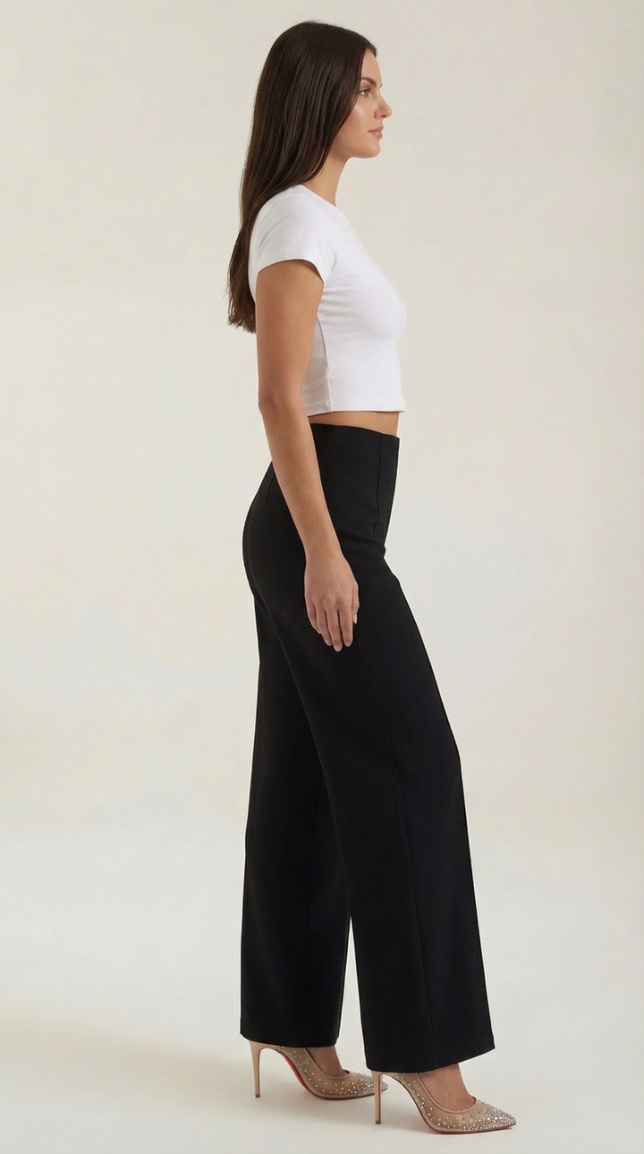 Brooke Mid-Rise Baggy Trousers