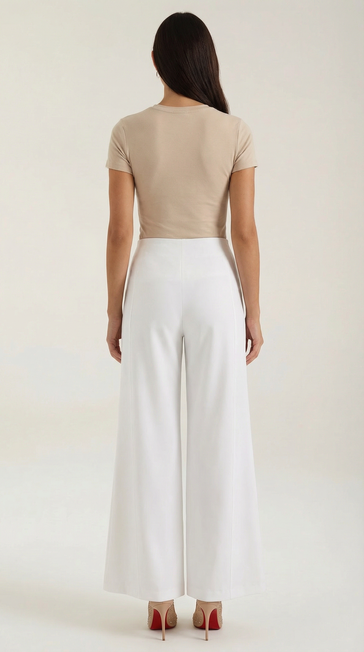 Brooke Mid-Rise Baggy Trousers