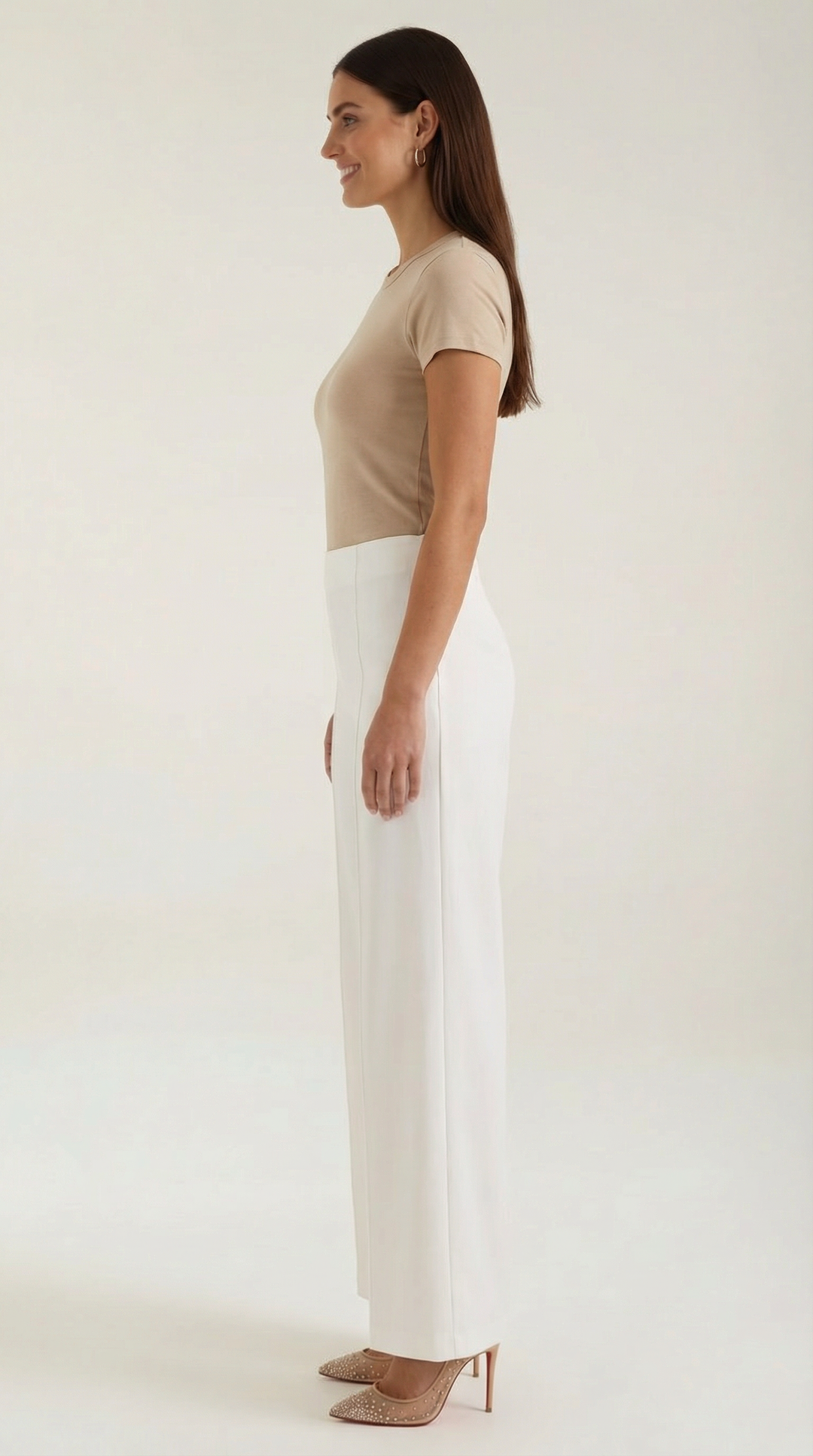 Brooke Mid-Rise Baggy Trousers