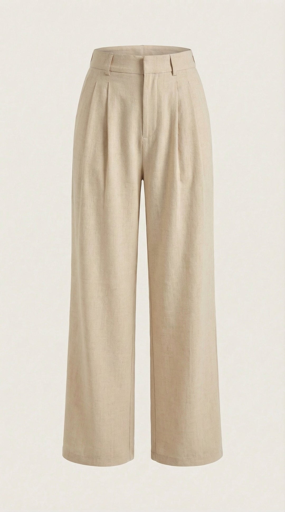 Courtney High-Waisted Pleated Trousers