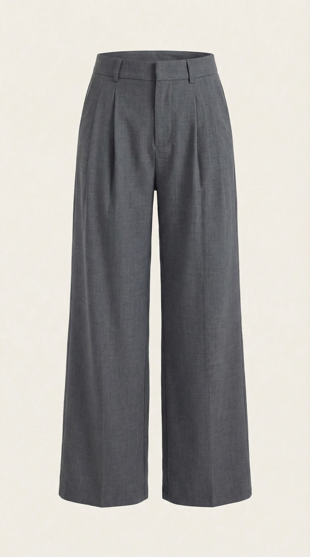 Courtney High-Waisted Pleated Trousers