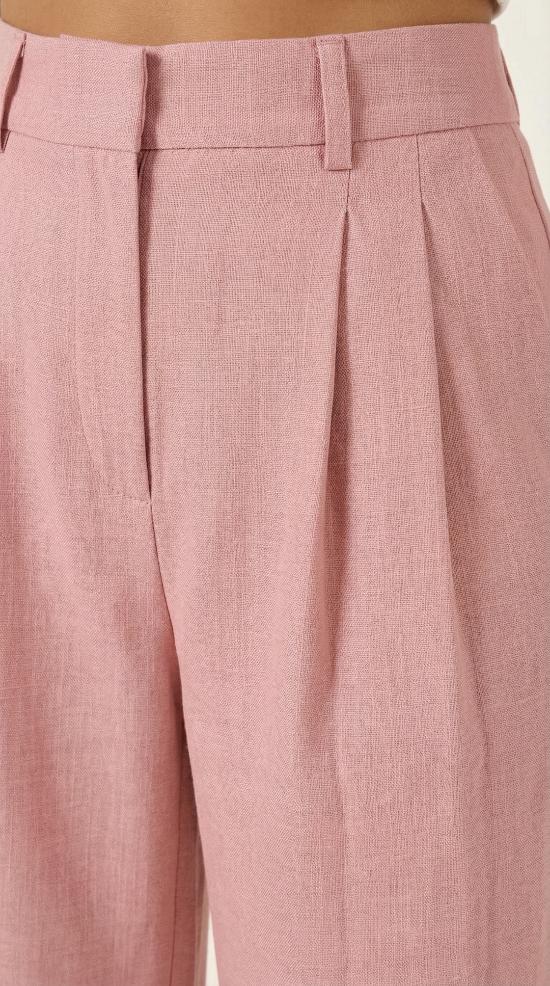Courtney High-Waisted Pleated Trousers