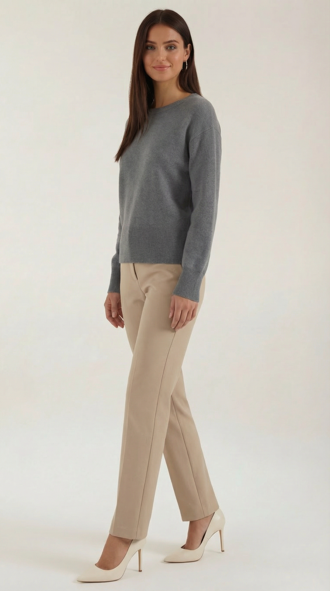 Crystal Knitted Fitted Sweater
