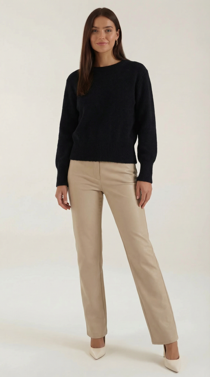 Crystal Knitted Fitted Sweater