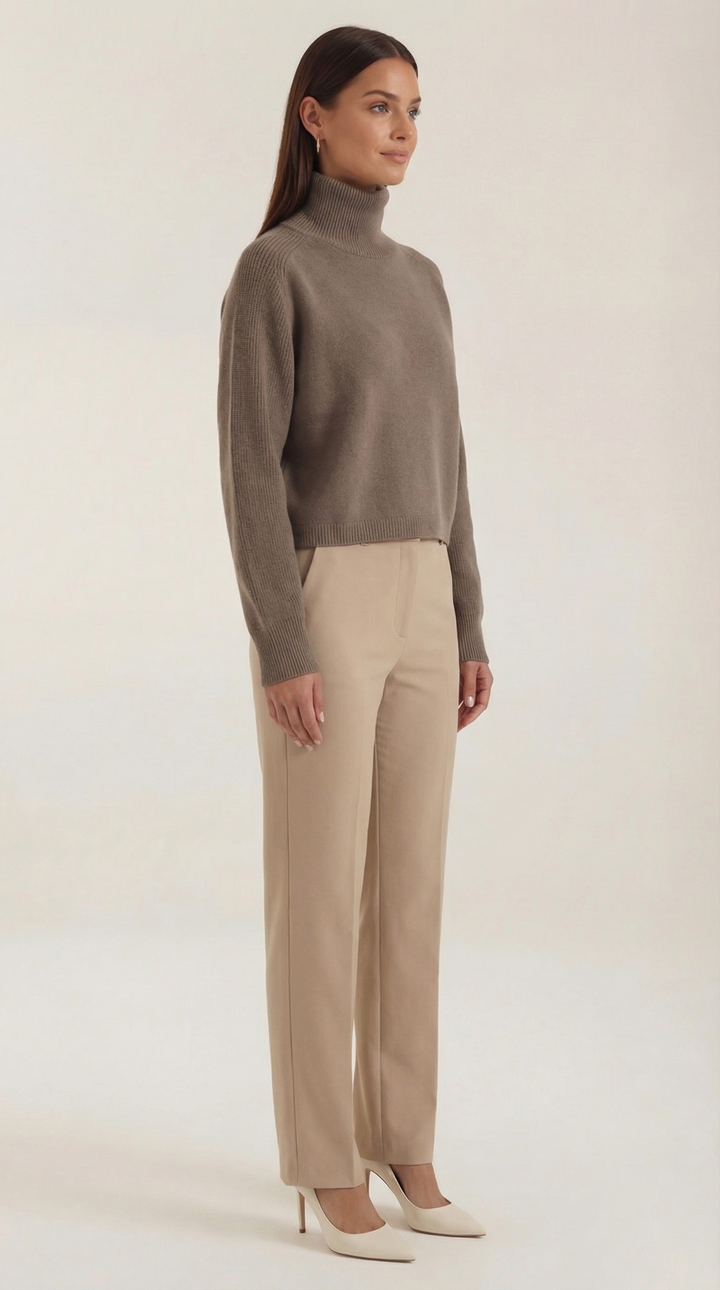 Denise Knitted Turtleneck Sweater