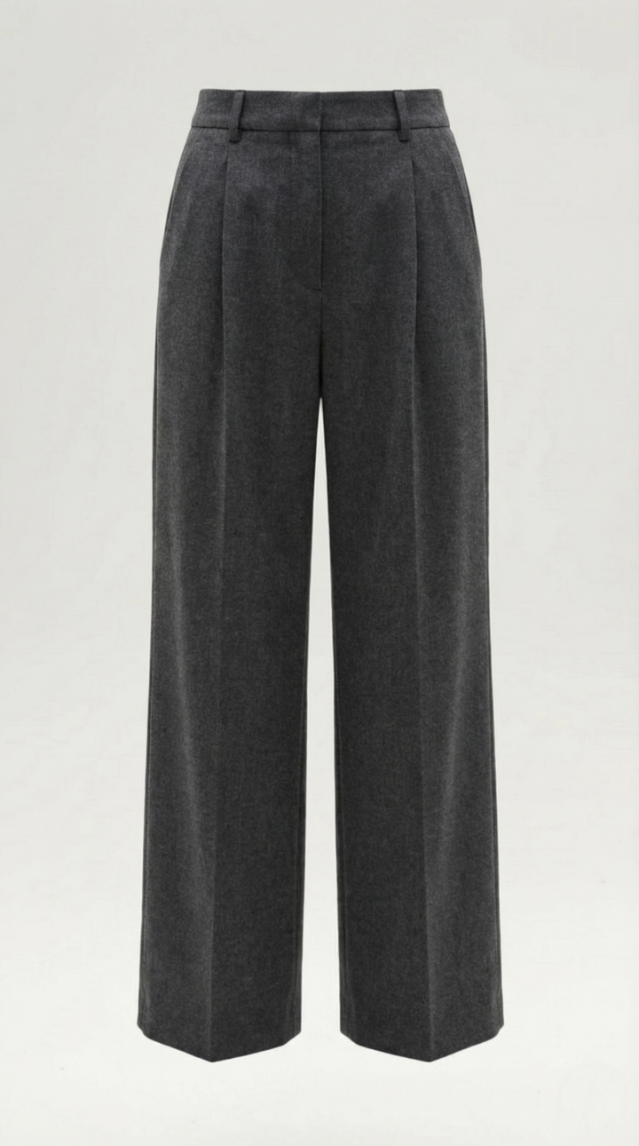 Dorothy Pleated Straight Trousers