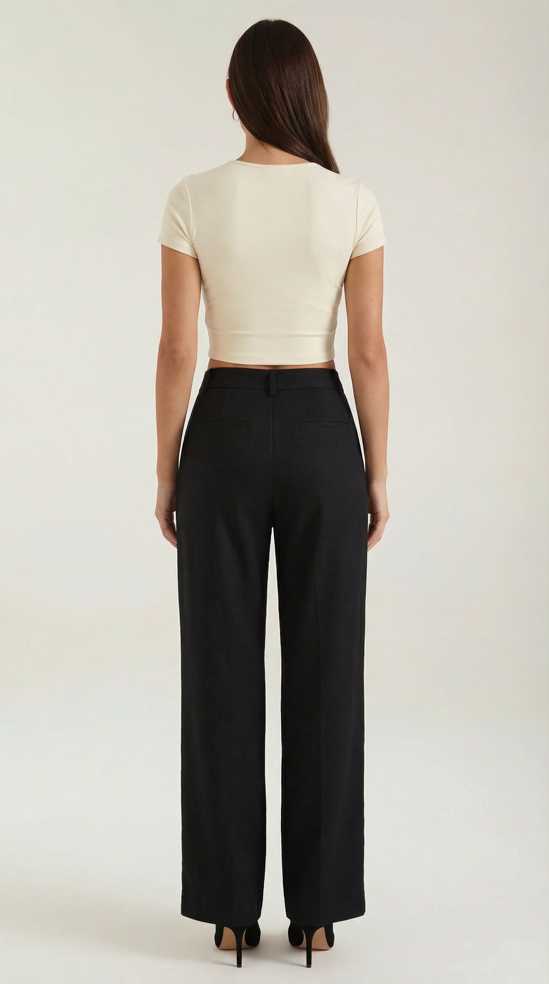 Dorothy Pleated Straight Trousers