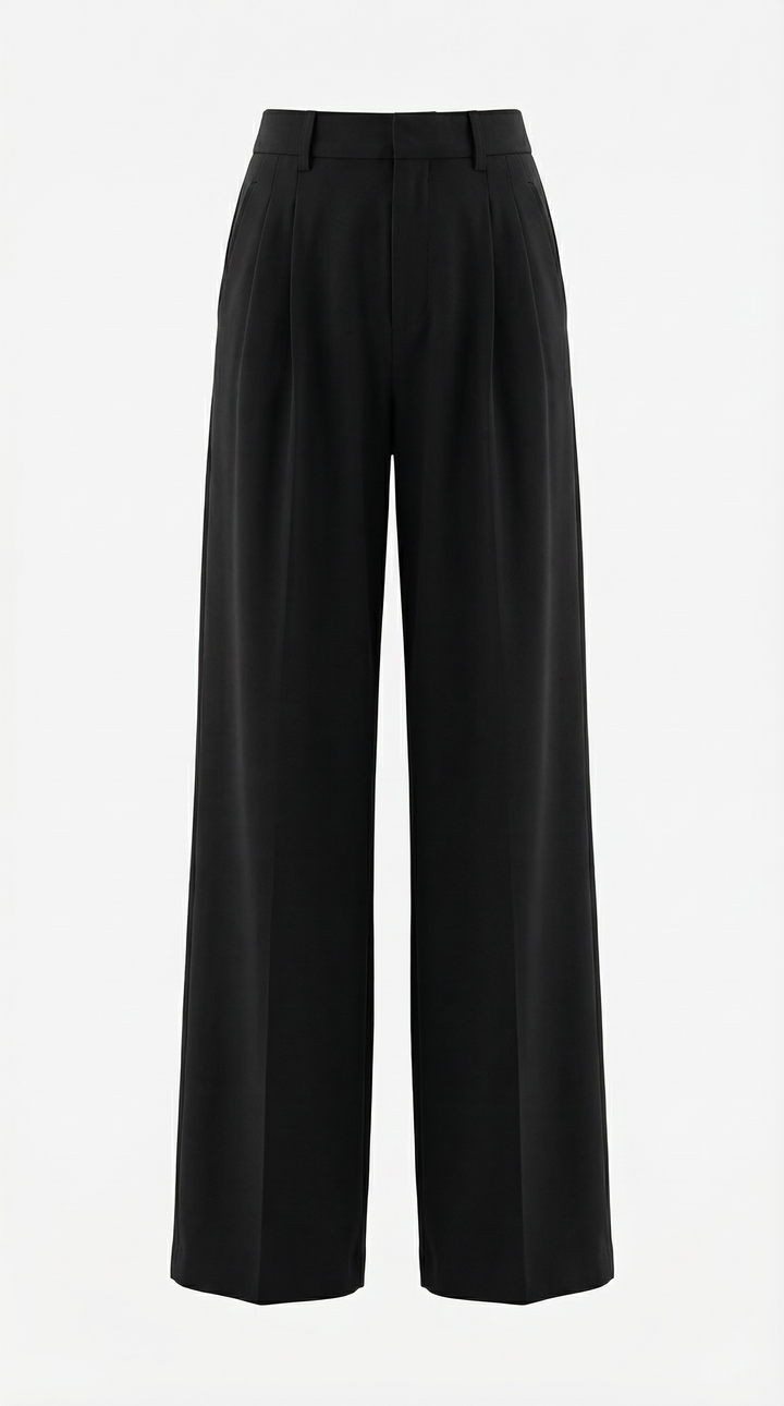 Dorothy Pleated Straight Trousers