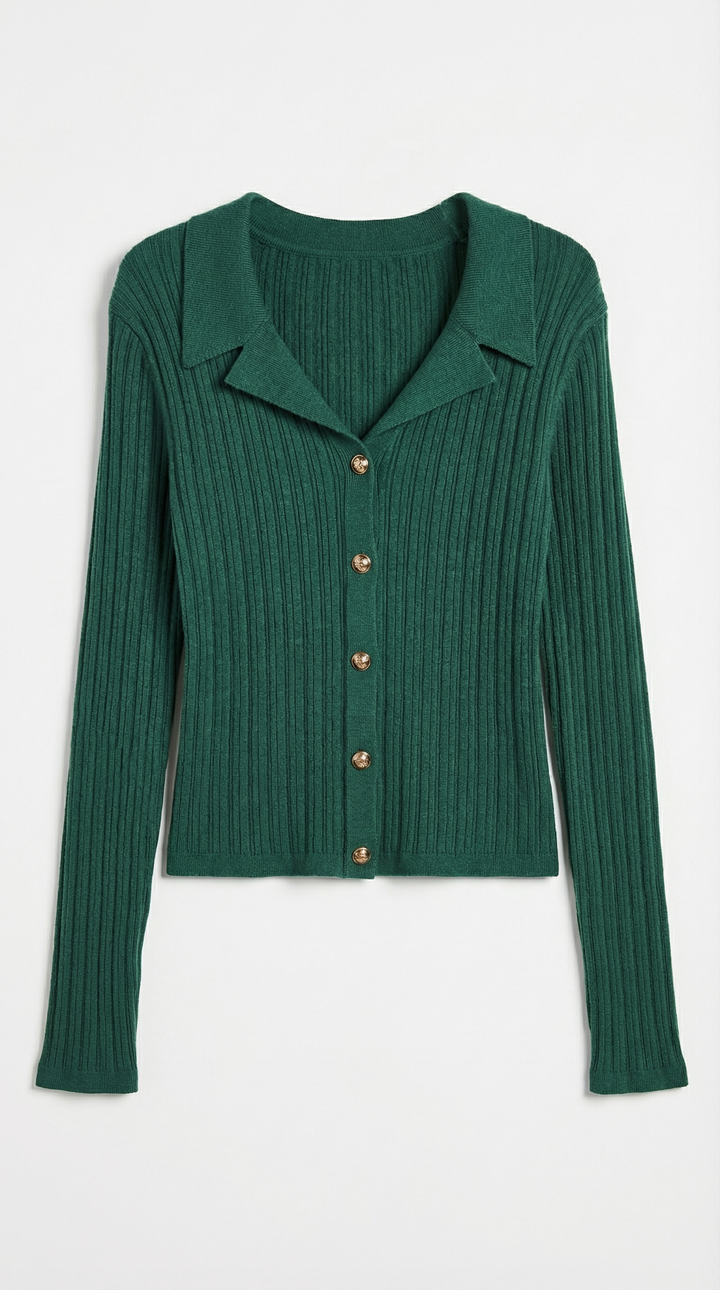 Elaine Rib-Knit Sweater