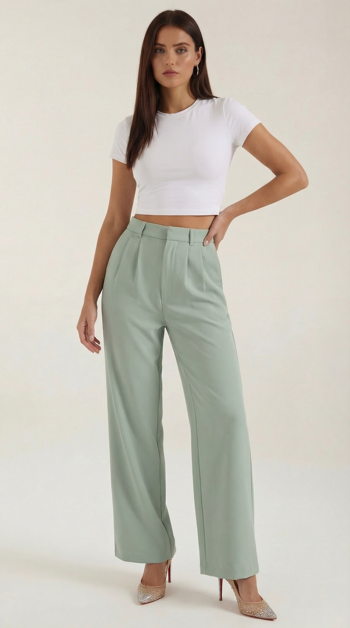 Emma Wide-Leg Trousers