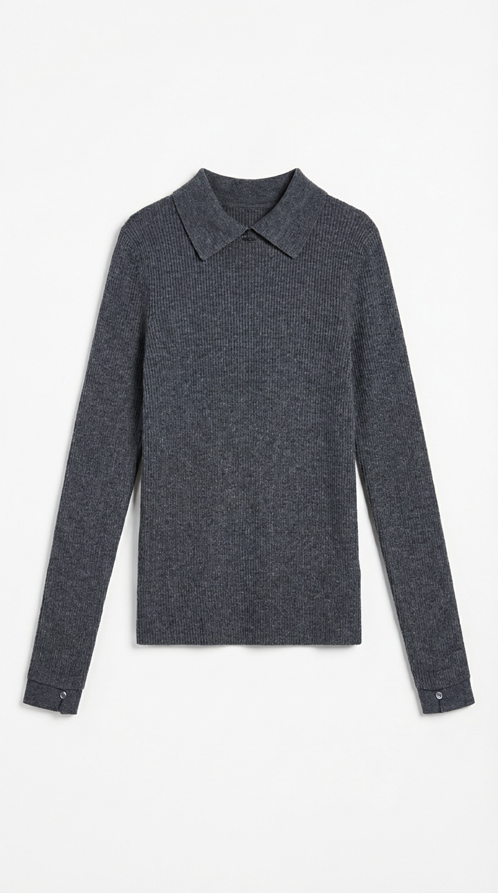Wool Turtleneck Sweater - Gail Long Sleeve