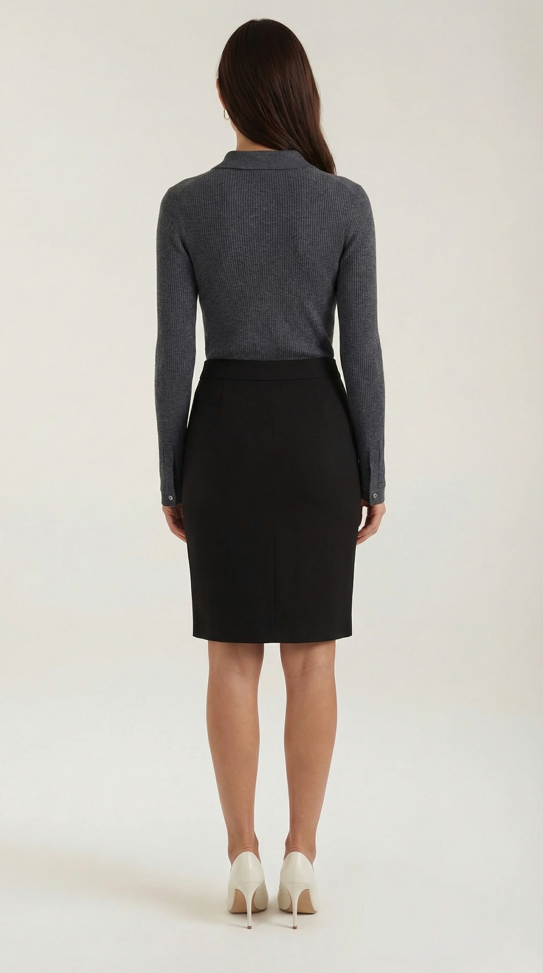Wool Turtleneck Sweater - Gail Long Sleeve