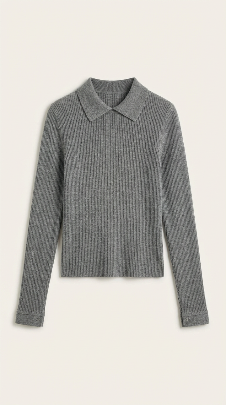 Wool Turtleneck Sweater - Gail Long Sleeve