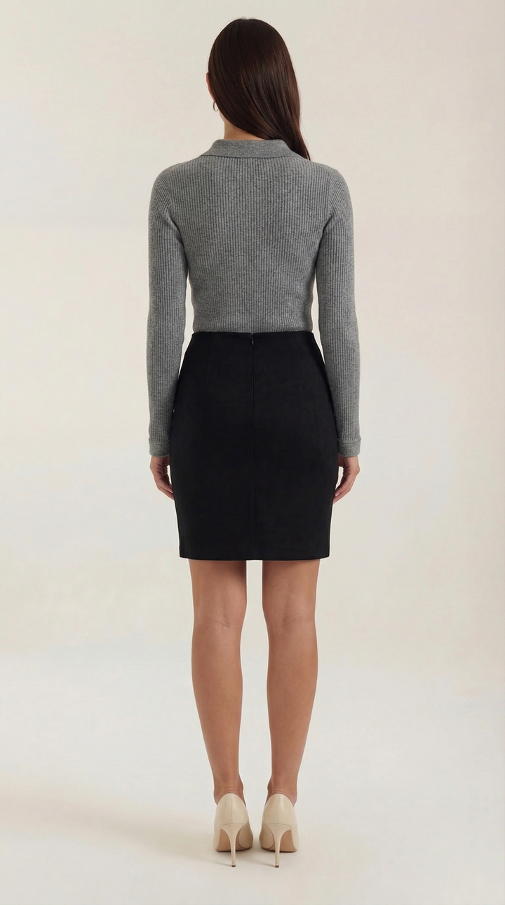 Wool Turtleneck Sweater - Gail Long Sleeve
