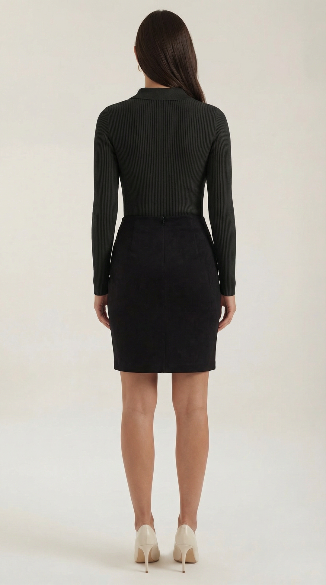 Wool Turtleneck Sweater - Gail Long Sleeve