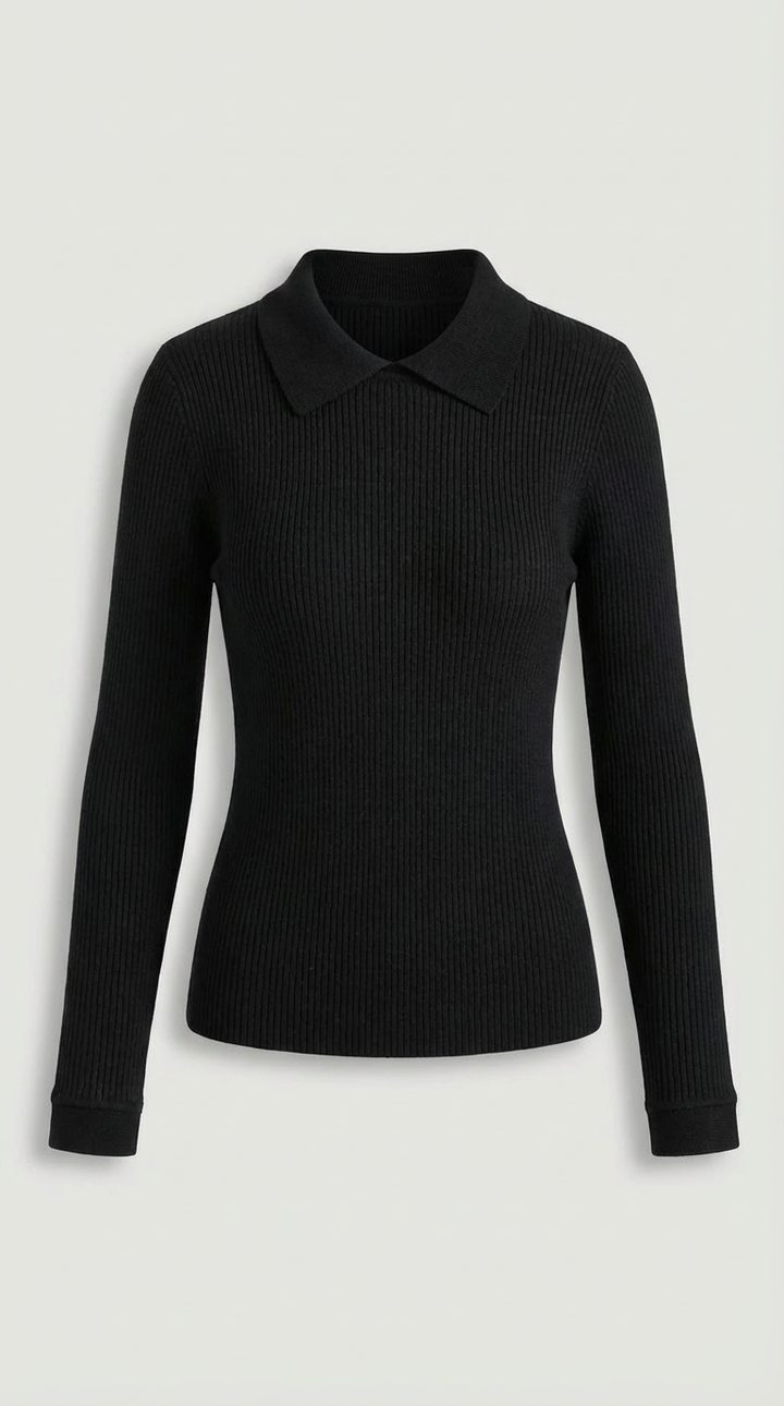 Wool Turtleneck Sweater - Gail Long Sleeve