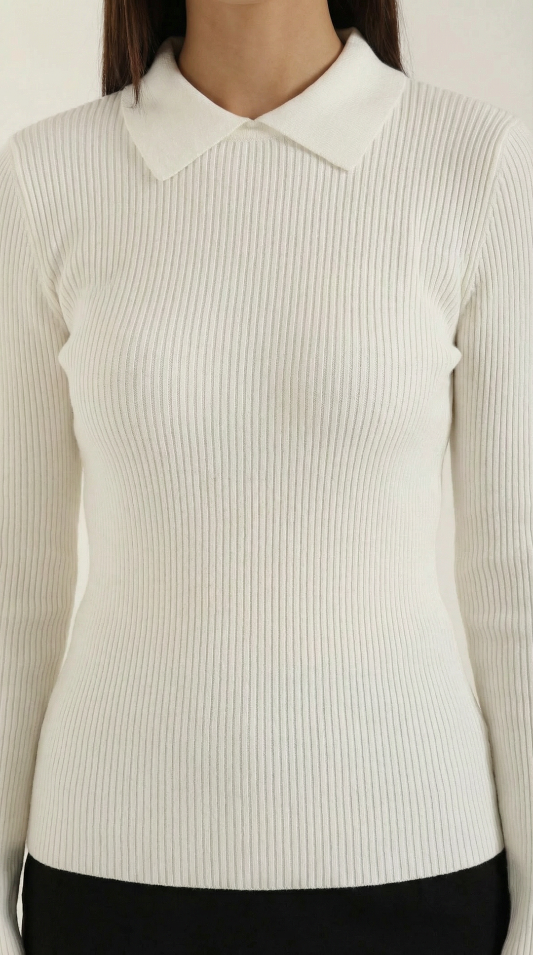Wool Turtleneck Sweater - Gail Long Sleeve