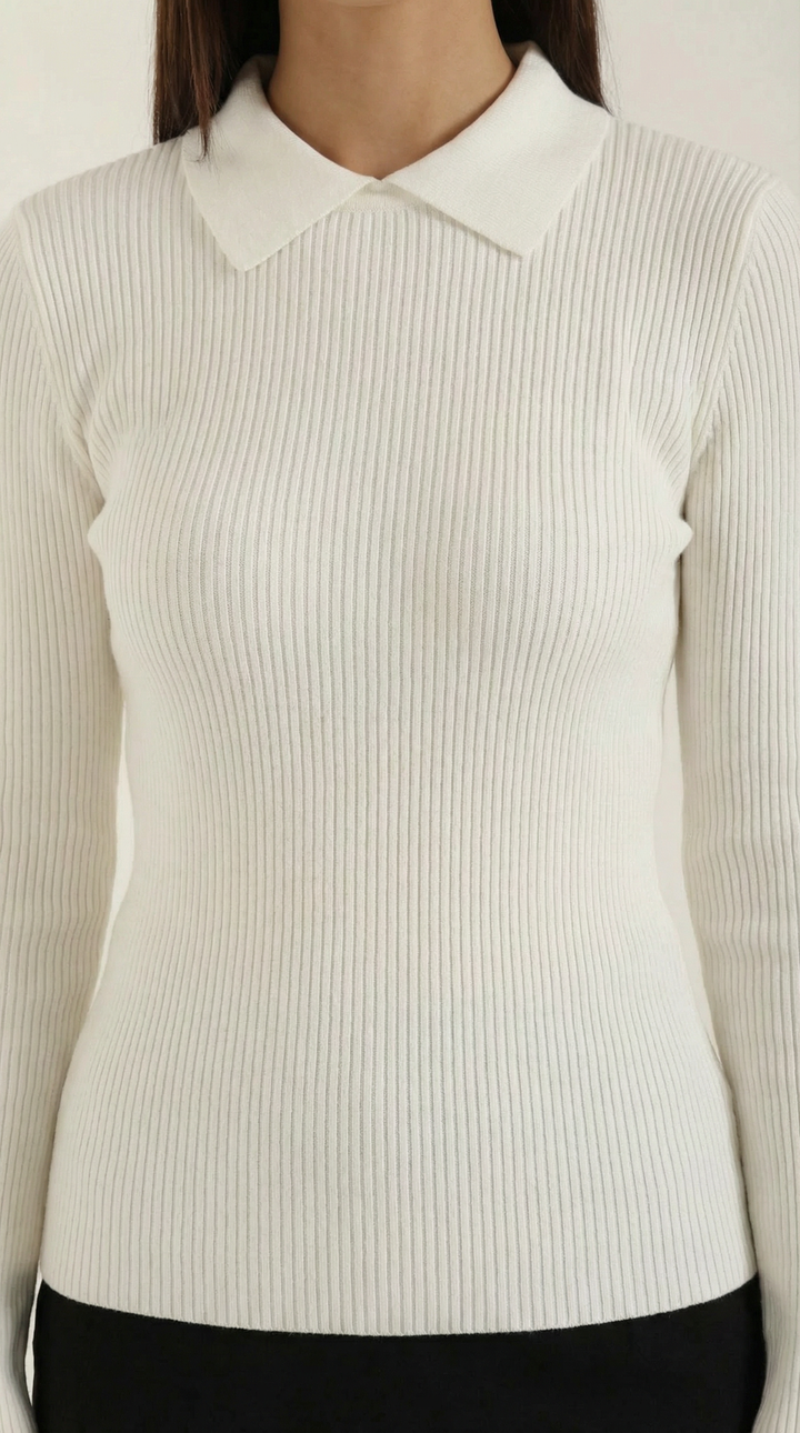 Wool Turtleneck Sweater - Gail Long Sleeve