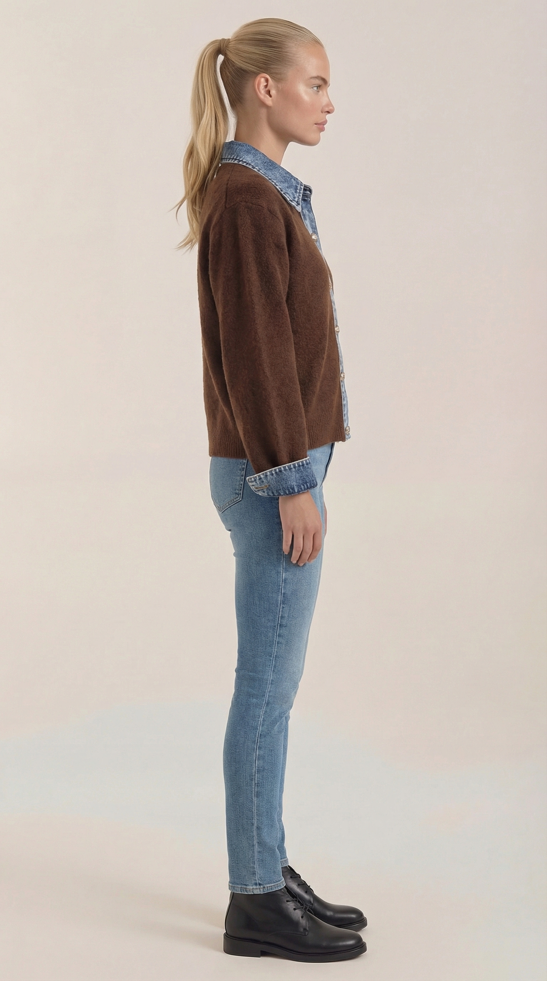 Jody Knitted Roll Neck Jumper
