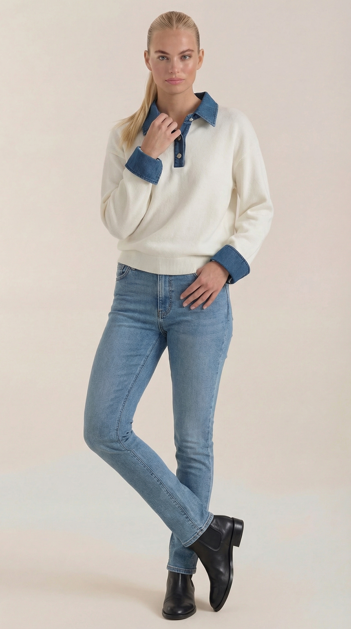 Jody Knitted Roll Neck Jumper