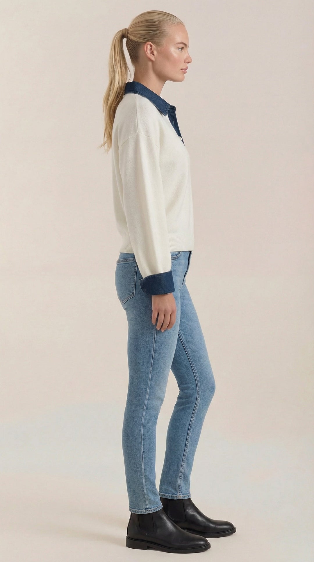 Jody Knitted Roll Neck Jumper
