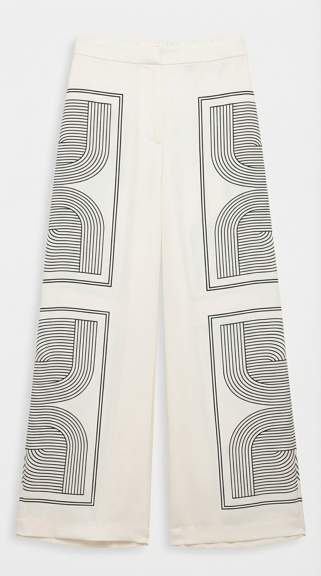 Jude Graphic Wide-Leg Trousers