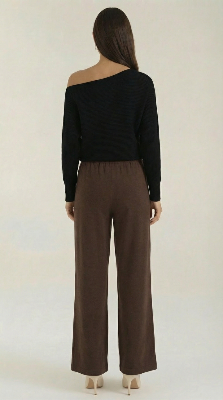 Kendra wide leg jeans with drawstring