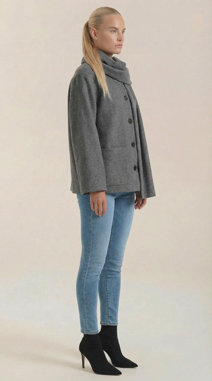 Kristina Cozy Coat-Cape