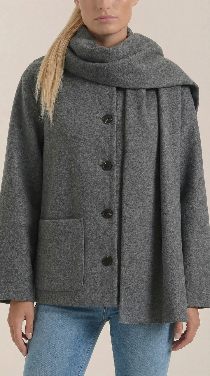 Kristina Cozy Coat-Cape