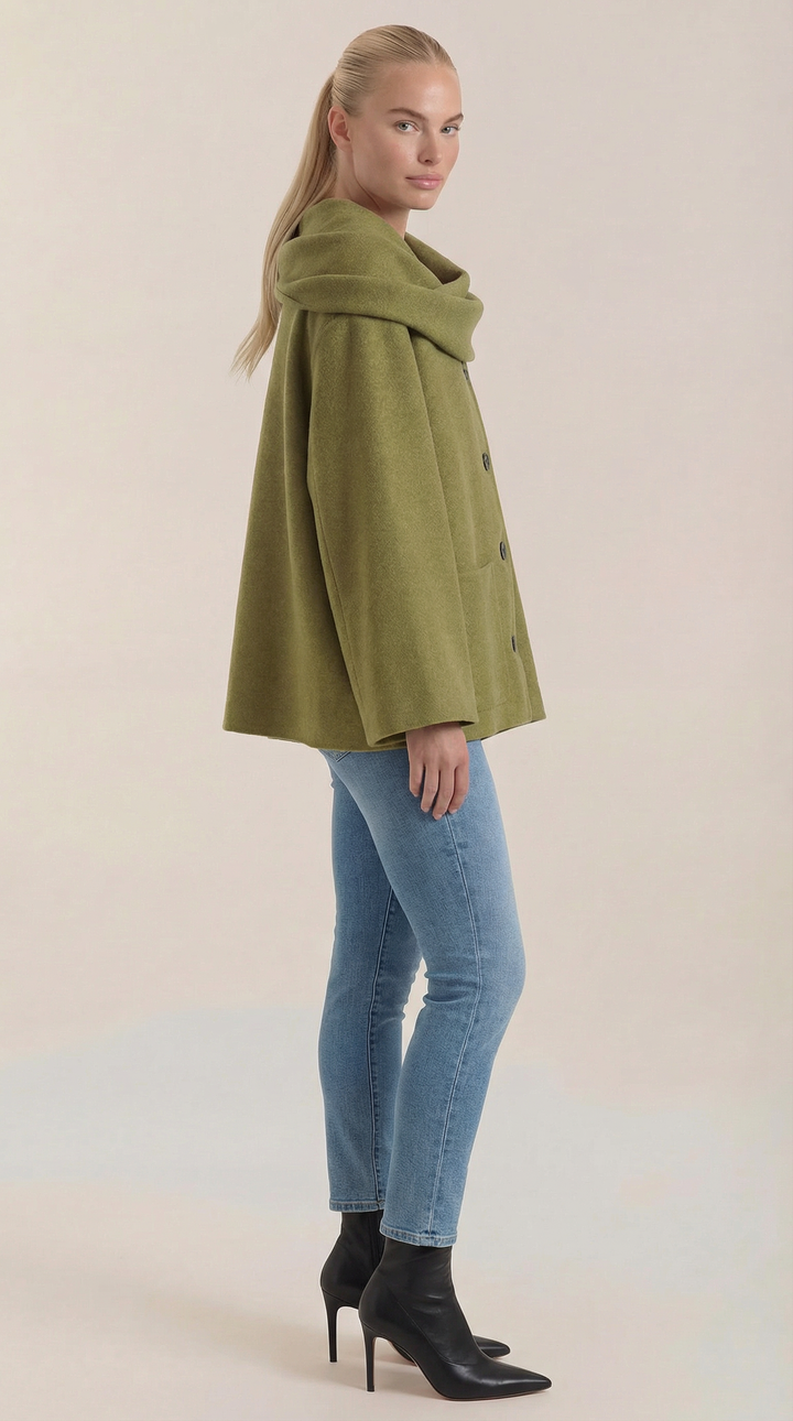 Kristina Cozy Coat-Cape