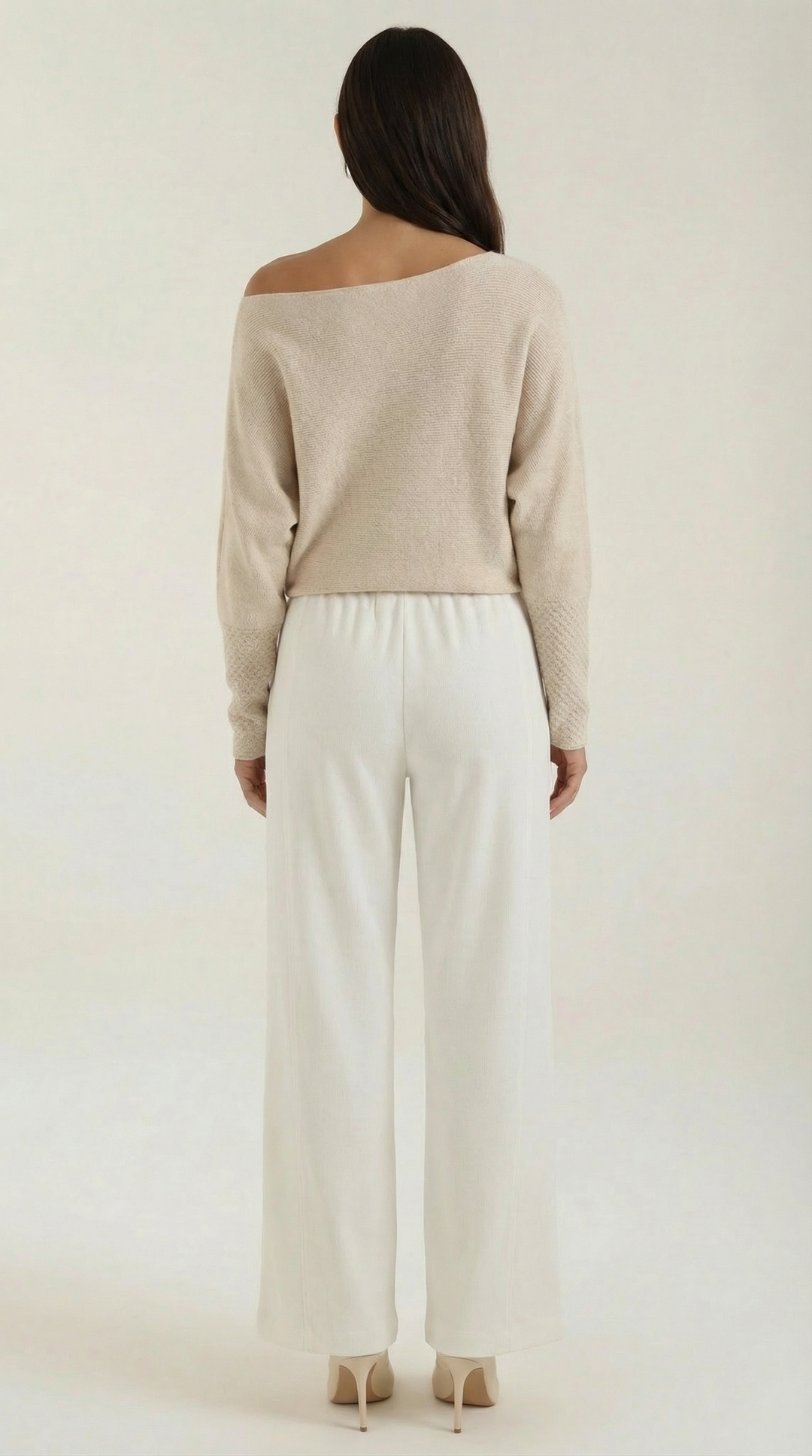 Mildred Off-Shoulder Knit Sweater