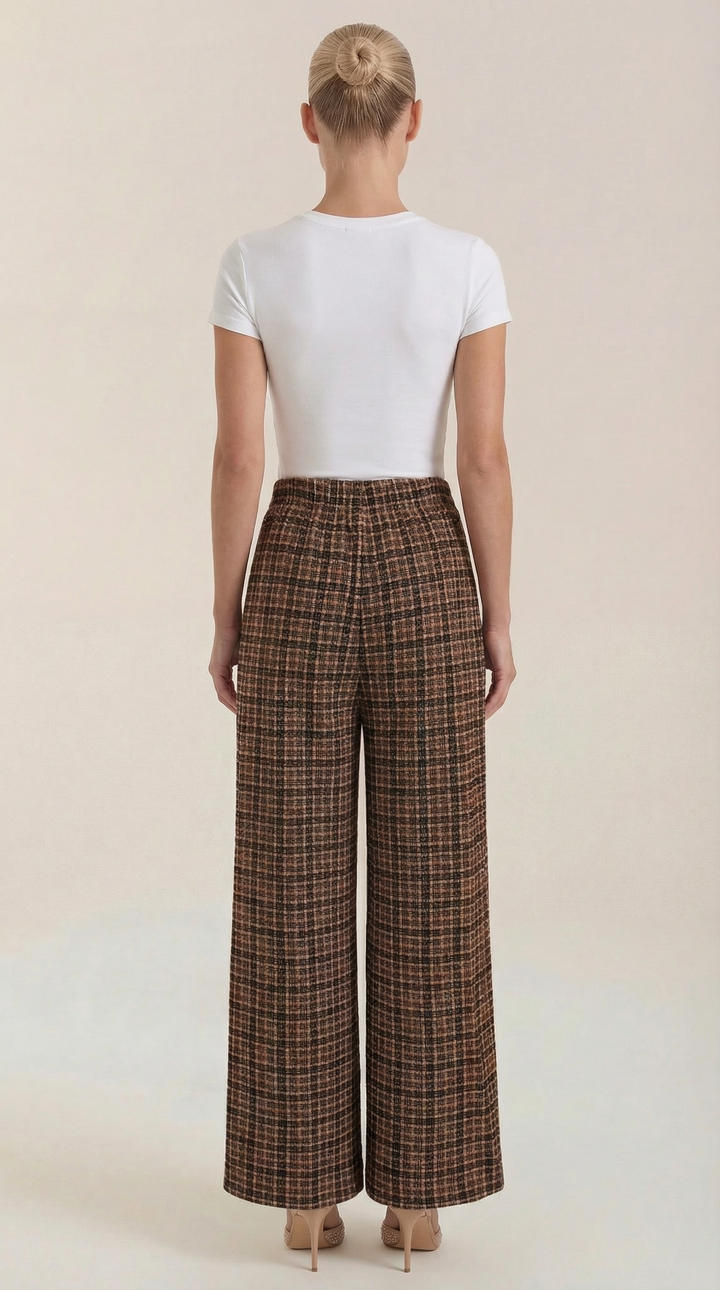 Naomi Plaid Trousers