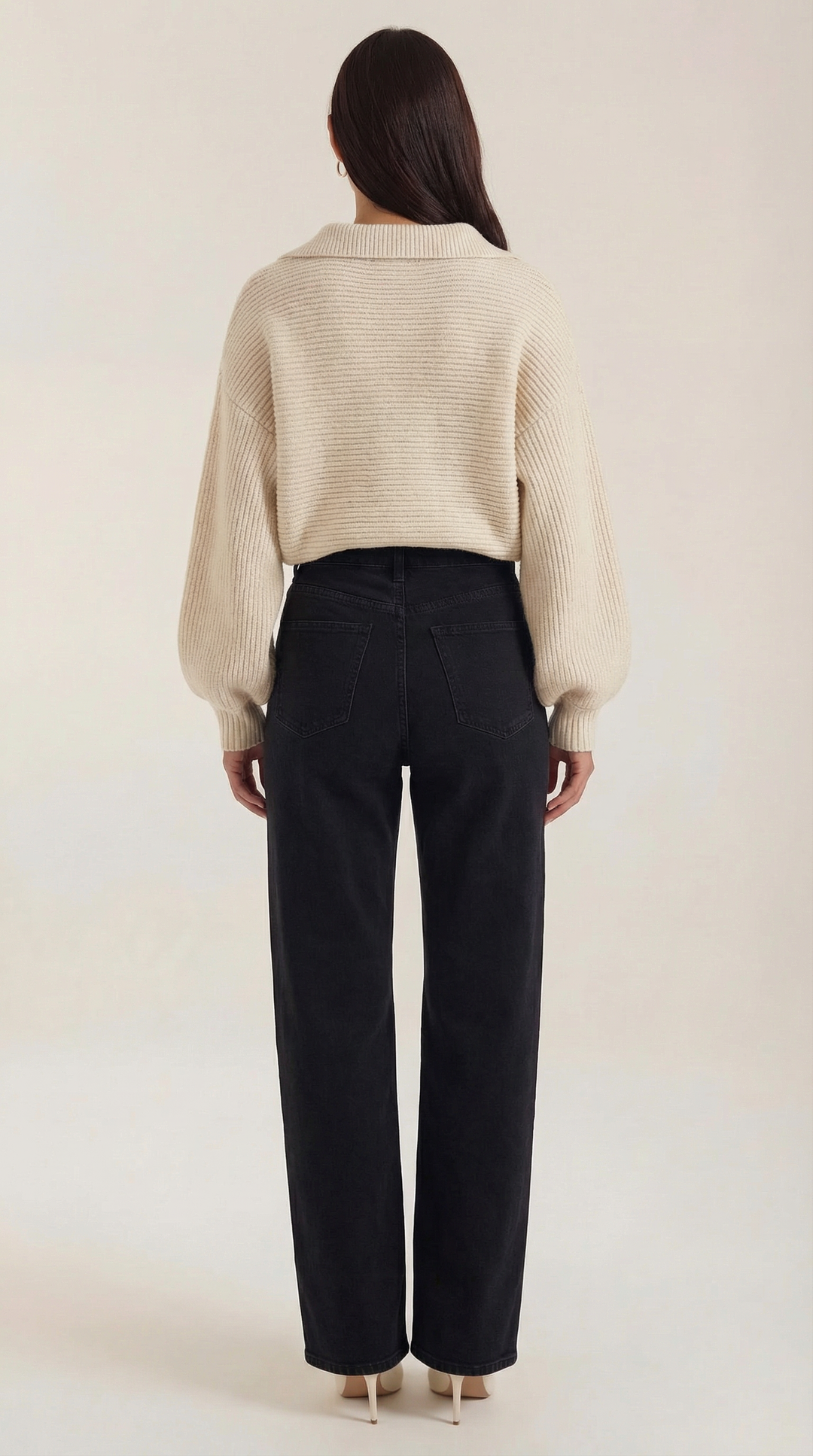 Chunky knit turtleneck sweater
