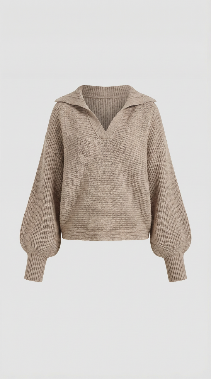 Chunky knit turtleneck sweater