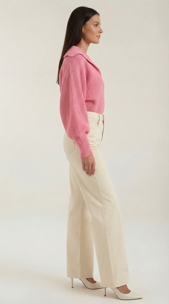 Chunky knit turtleneck sweater
