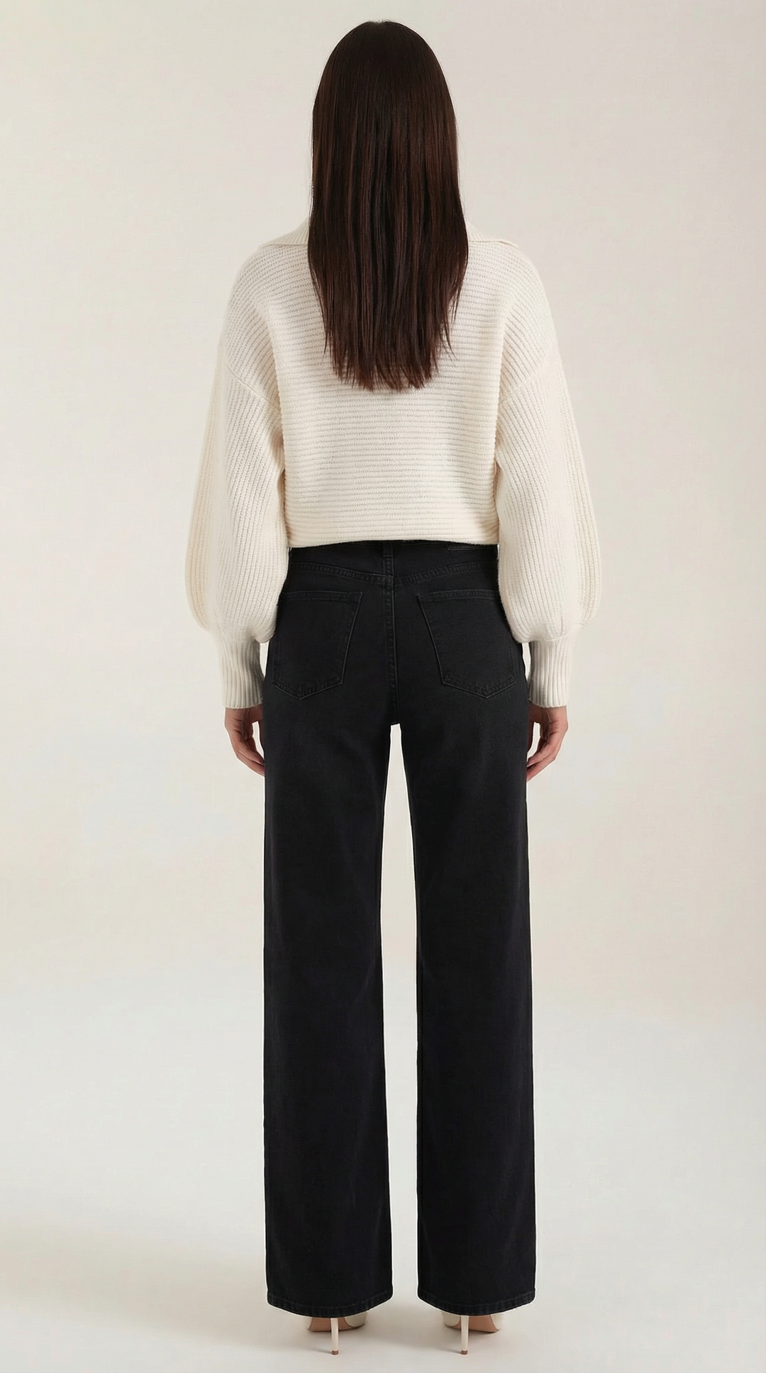 Chunky knit turtleneck sweater