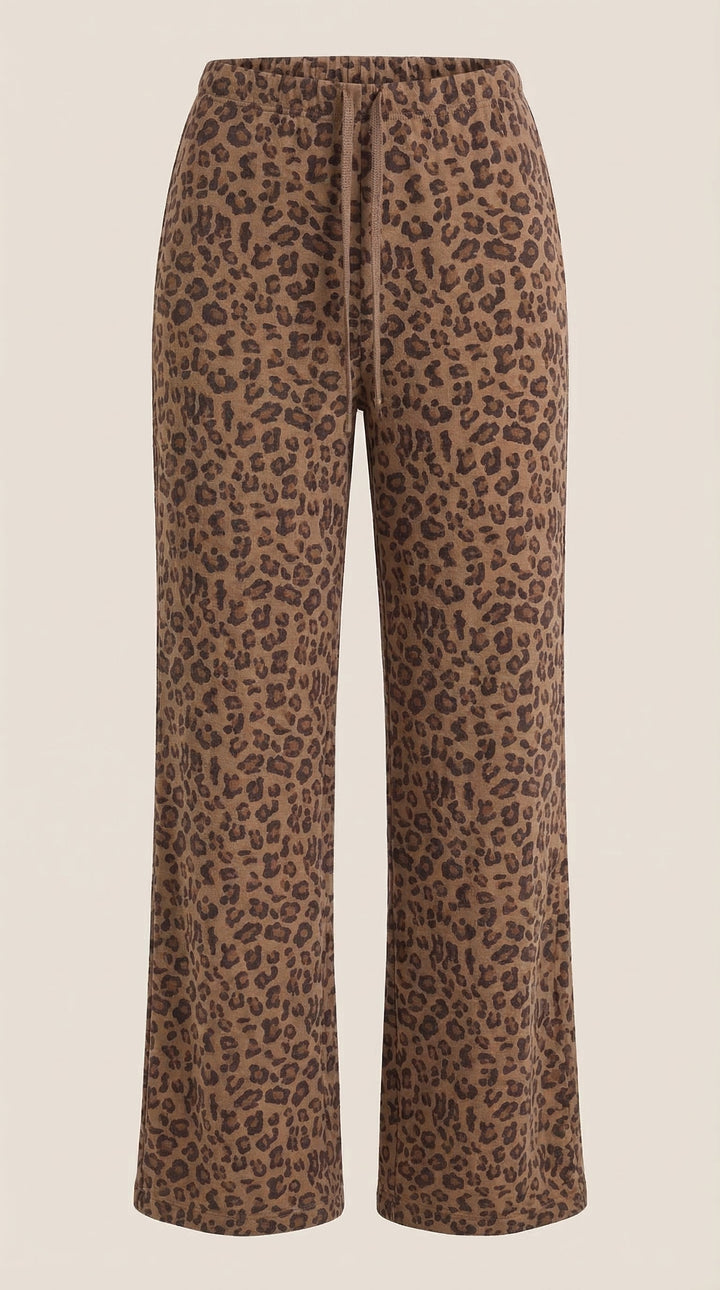 Cleo Trousers - Leopard Print