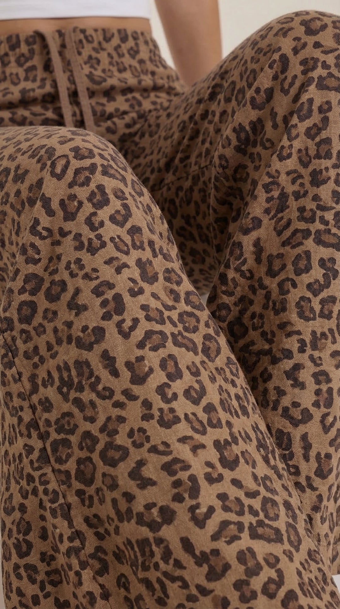 Cleo Trousers - Leopard Print