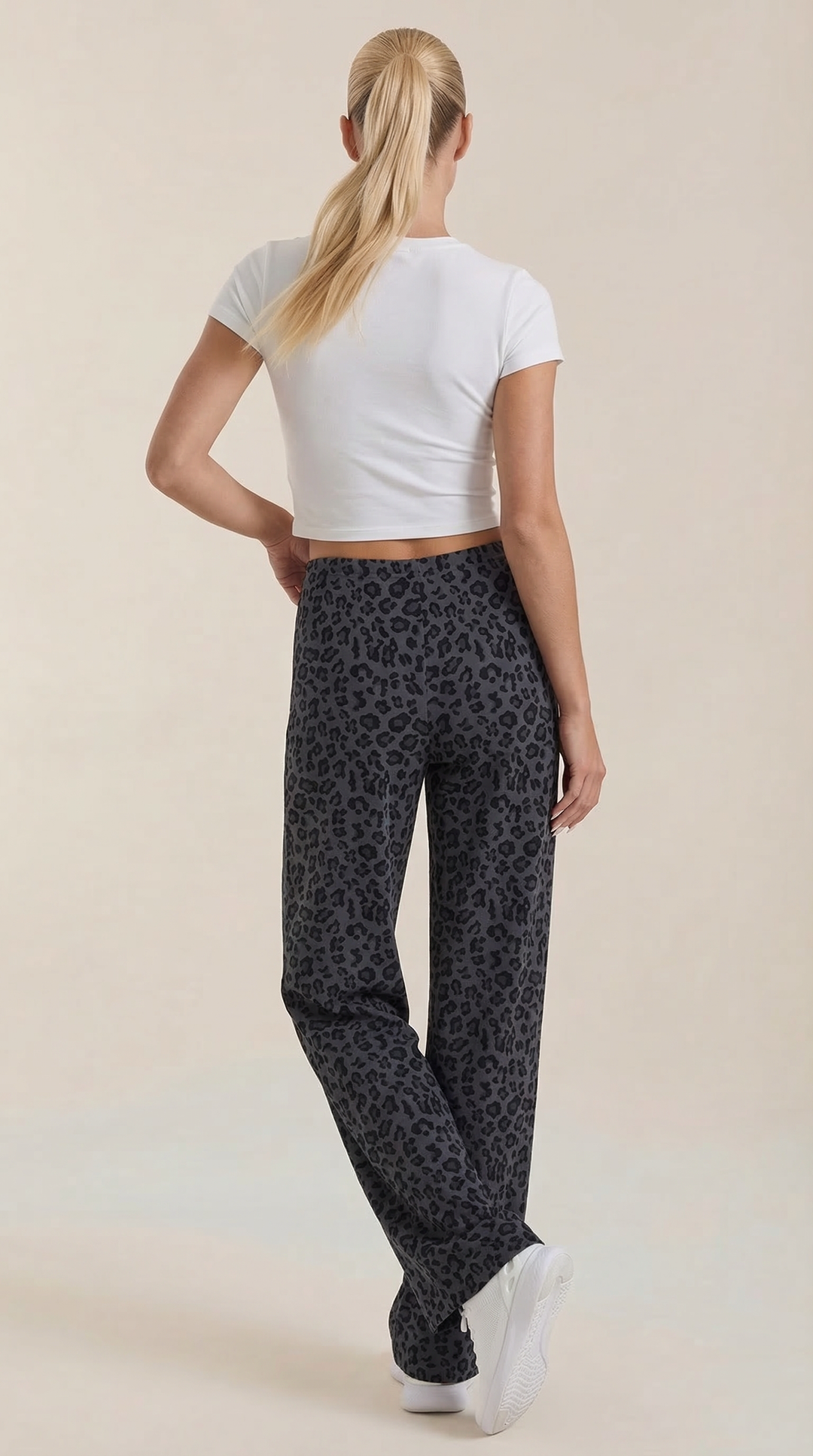 Cleo Trousers - Leopard Print