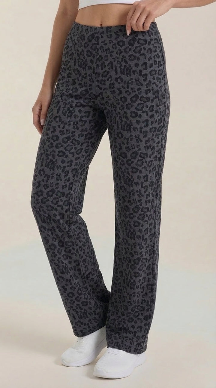 Cleo Trousers - Leopard Print