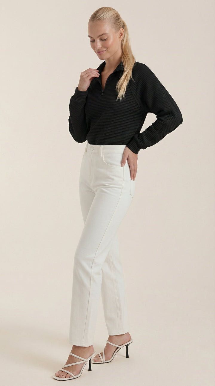 Melinda Polo Half-Zip Pullover