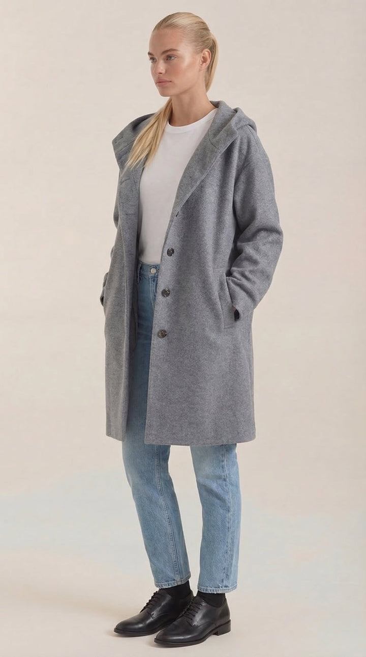 Meredith Longline Hooded Coat