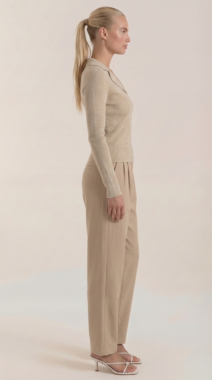 Stylish knitted sweater