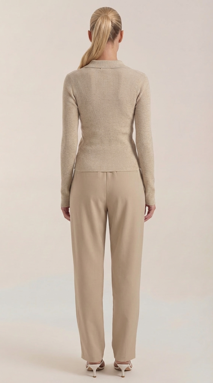 Stylish knitted sweater