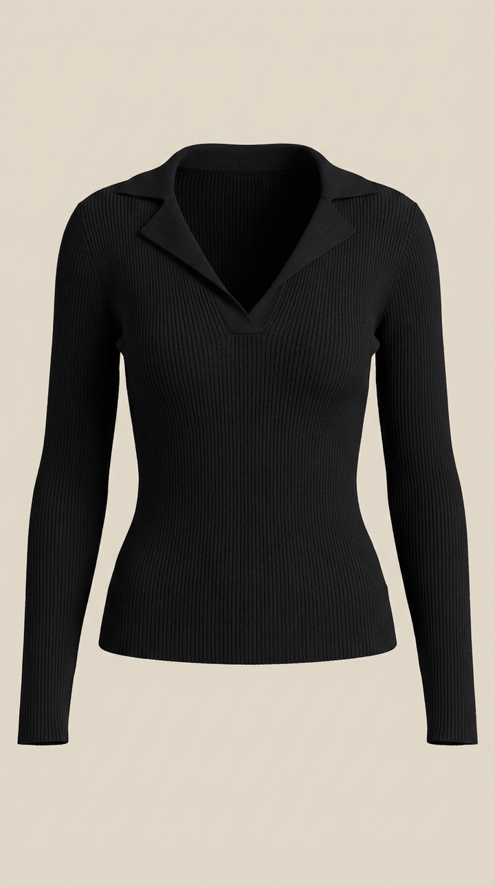 Stylish knitted sweater